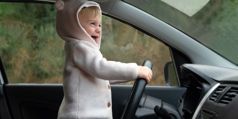 You can't steer a parked car